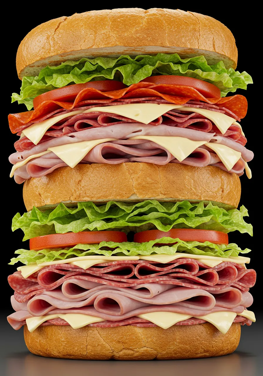 Giant Italian Combo Sandwich - secondary view